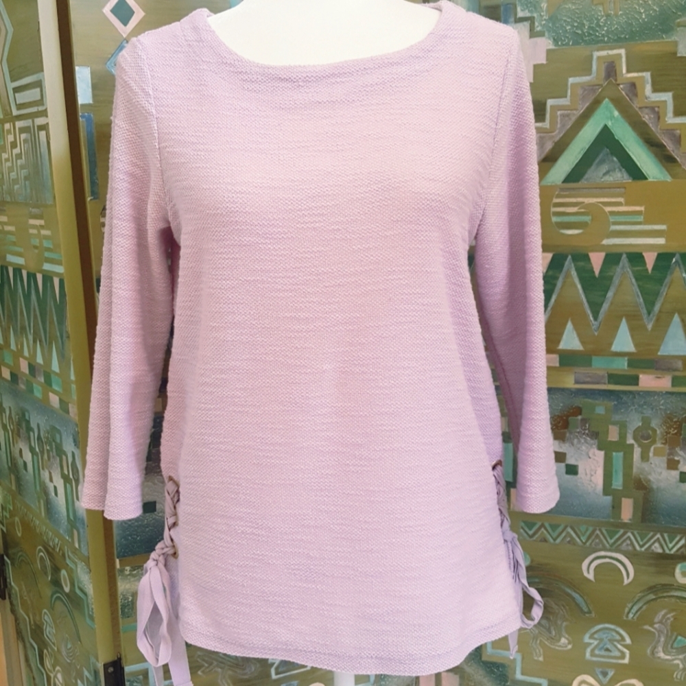 2/$10🌴Jones New York  lilac lightweight sweater